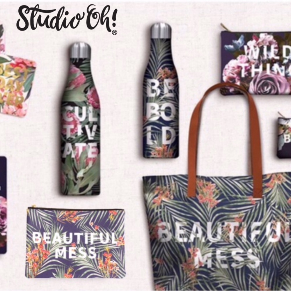 Studio Oh! Beautiful Mess Zippered Pouch